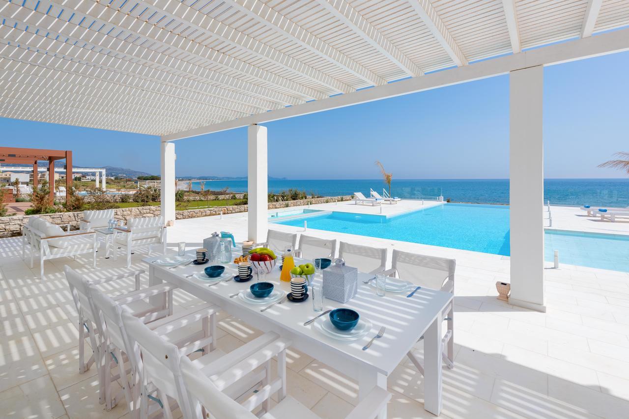 Maria & Nada Beachfront Villas Kolymbia Esterno foto